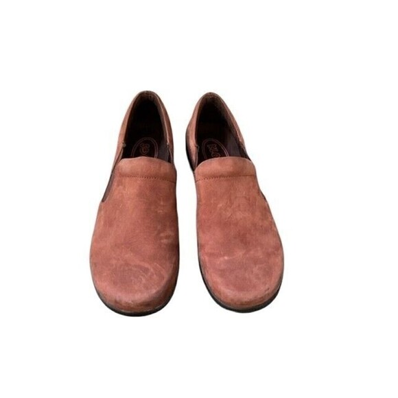 Klogs Geneva Brown Suede Slip Resistant Clogs Size 8 - Picture 3 of 6